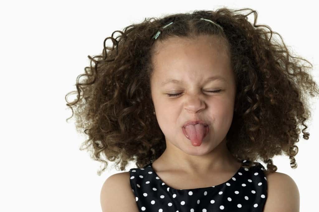 Girl Sticking Out Tongue