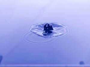 drops of water close up